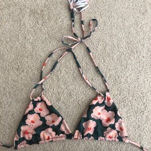 Acacia swimwear hibiscus bikini top